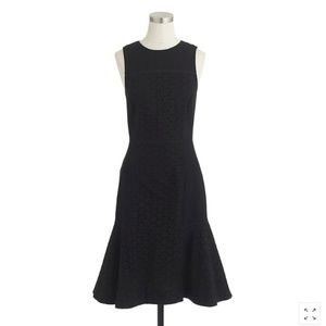 J. CREW COLLECTION Panel Eyelet Dress Shift Dress